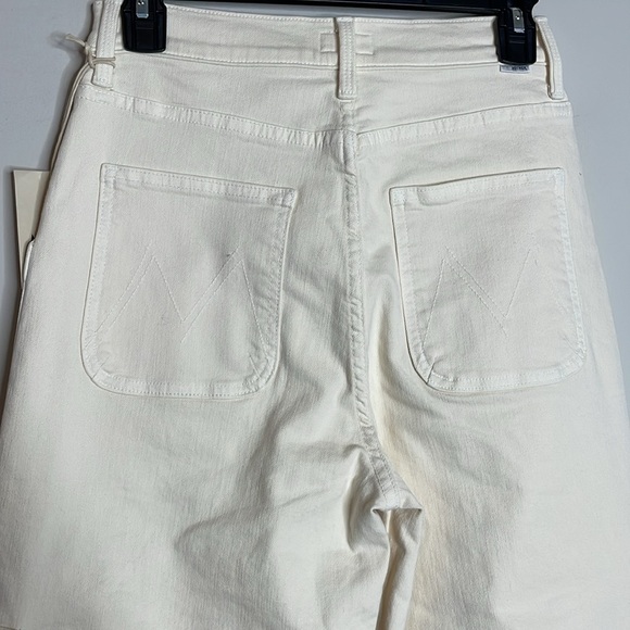 MOTHER | The Curdside Cargo Flood in Eggnog Size 27 NWT - Picture 6 of 9
